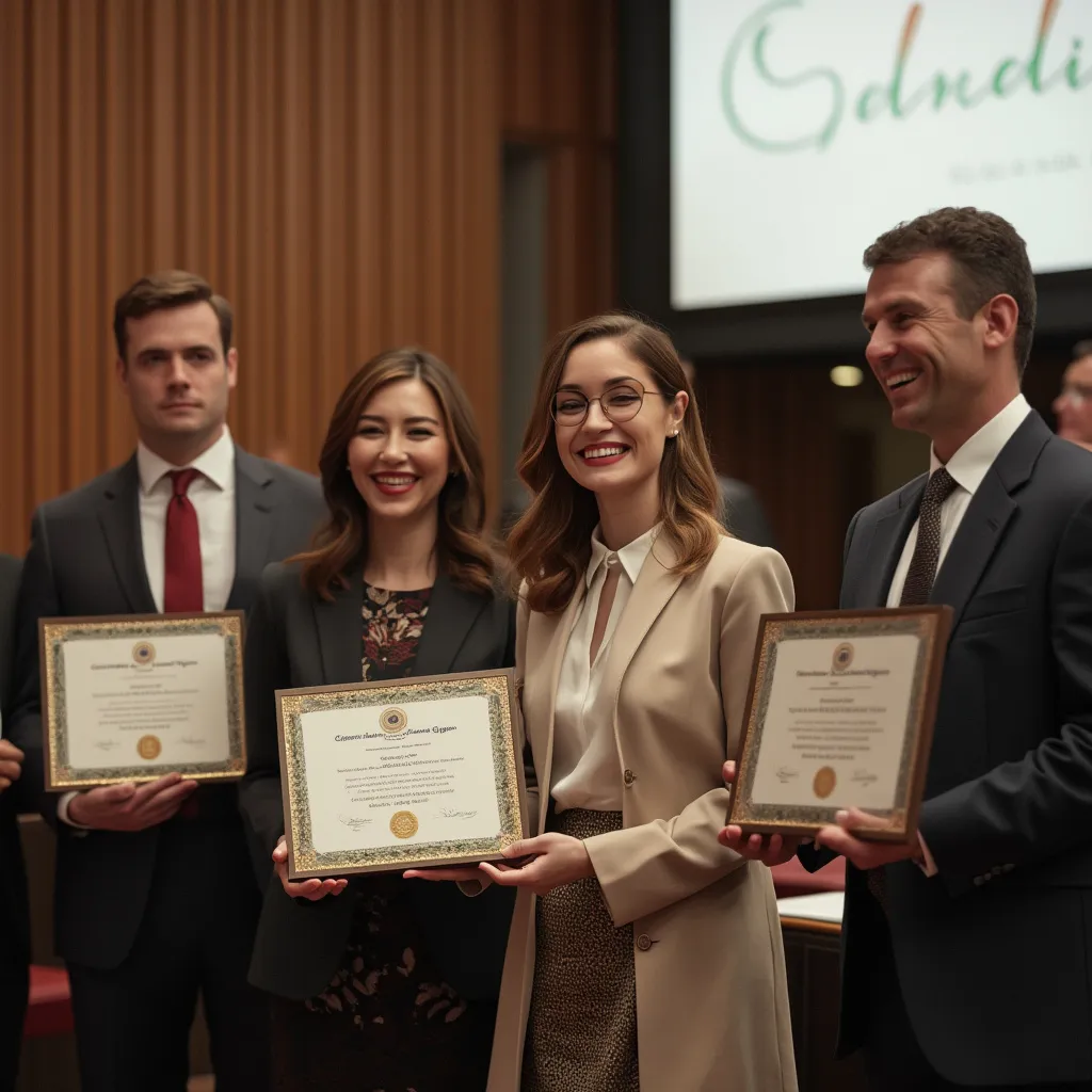 Slávnostné odovzdávanie certifikátov